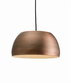 Bronze Stylish Dome Pendant Dia 330mm