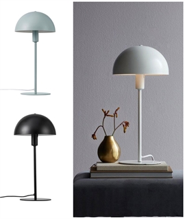 Scandinavian Table Lamp with Dome Shade