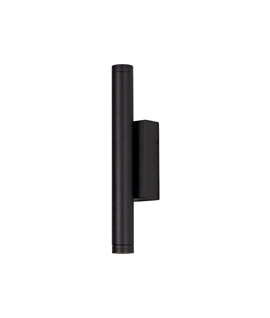 Mika Wall Lamp, 2 x 3W LED, 3000K, 300lm, IP54, Black, 3yrs Warranty