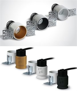 Trimless Darklight Recessed LED Downlight 3W 35mm 3000K