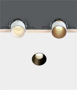 Trimless Darklight Recessed LED Downlight 3W 35mm 3000K