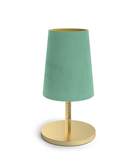 Flexible Stem Table Lamp with Velvet Shade