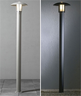 Scandi Design Outdoor Mid Height Lamp Post - Stands 2 Metres