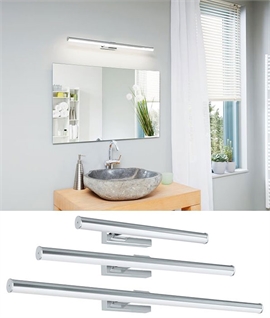 Affordable Chrome Over Mirror LED Bathroom Wall Light