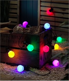 Multi-Coloured LED 5m Festoon Kit - IP44 Rated