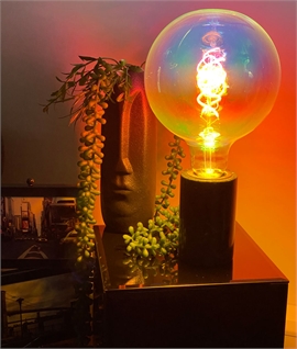 E27 210mm 3w Iridescent LED Decorative Filament Lamp