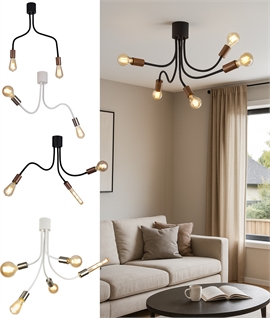 Multi-Arm Flexible Ceiling Light - 3 Size Options