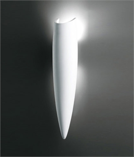 High Quality Tall Slim Pure Plaster Sculptural Wall Light 