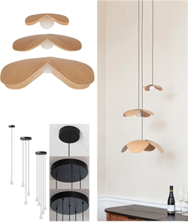 Danish Forget-Me-Not Organic Wooden Shade for Flex