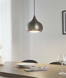 4000K LED Teardrop Pendant With White Diffuser