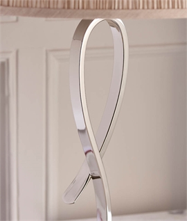 Elegant Loop Table Lamp - Brass or Nickel