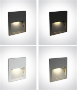 Recessed Wall Guide Light - IP65 Rated - Indoor or Outdoor 