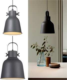 Anthracite Nordic Industrial Style Pendant Range