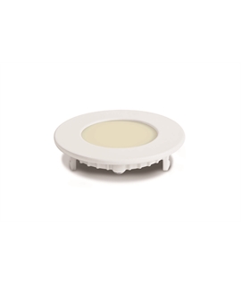 White CCT Variable 3W slim downlight LED, IP20, ideal for commercialapplications such as offices, galleries and showrooms.