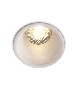 White 5W COB LED recessed spot, IP20, for general lighting applications.