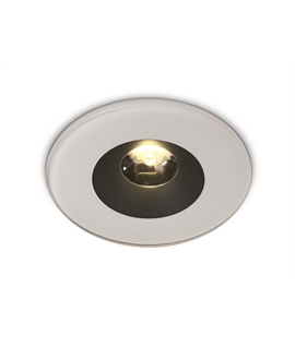 White 6W Recesed Spot fixed LED, IP65.