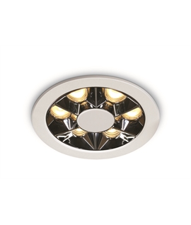 White 6W Recessed spot, IP20.