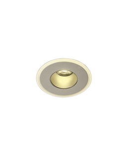 White 8W COB + SMD LED Dark light recessed spot.