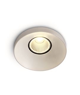 White 8W COB LED recessed Spot.