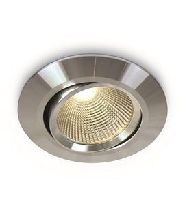 Aluminium 12W COB LED Recessed Adjustable Spot.