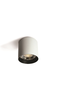 White 15W COB LED cylinder.