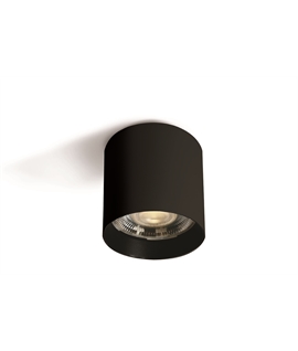 Black 20W COB LED cylinder.