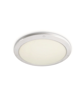 White 38W LED slim plafo light, IP40, suitable for residential andcommercial application.
