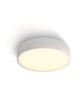 White 25W LED slim plafo light, IP20, suitable for residential andcommercial application.