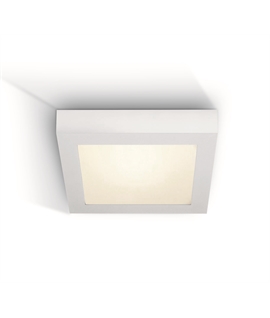 White 30W LED slim plafo light, IP40, suitable for residential andcommercial application.