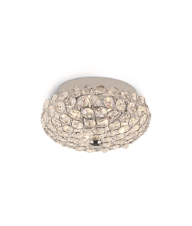 Chrome Classic Ceiling Decorative 3xG9 lamps fitting.