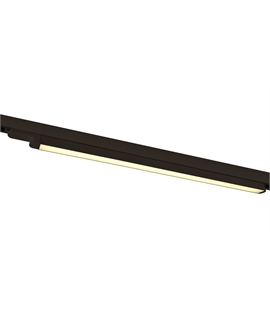 Black LED Linear track light, high lumen output ideal for shops andshowrooms.