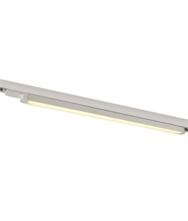 White LED Linear track light, high lumen output ideal for shops andshowrooms.