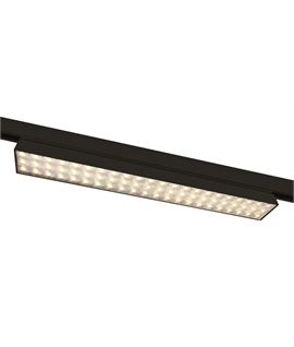 Black 30W SMD LED track light.