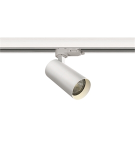 White 10W Dark Light mains GU10 Track Spot Range with removable honeycomb.