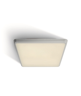 White 25W LED slim plafo, IP54, ideal for both indoor and outdoorinstallation.