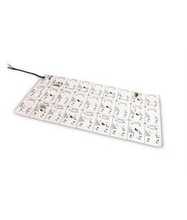  Flexible tile, 24W RGB + W ideal for cover walls and columns .
