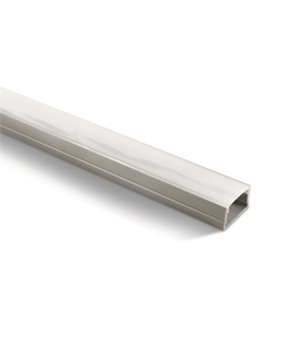 Aluminium 2m surface profile + PC opal diffuser.