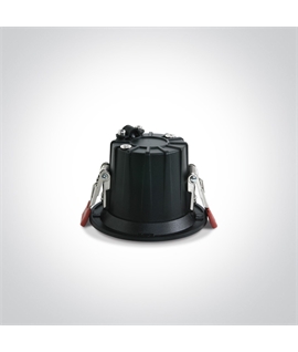 Black 7W Recessed  Dark Light LED spot IP20.