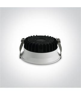 White 9W Dark Light LED Downlight .