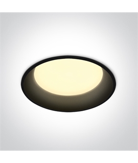 Black 22W Dark Light LED Downlight .