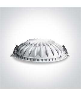 White 22W LED Dark Light Dome Reflector, IP20.