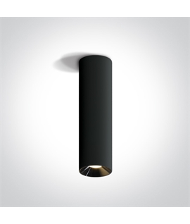 Black 24W COB LED Cylinder, ideal for residentialand commercial illumination.