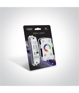 Remote controller for changing colours (RGB+W).