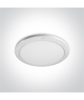 White 38W LED slim plafo light, IP40, suitable for residential andcommercial application.