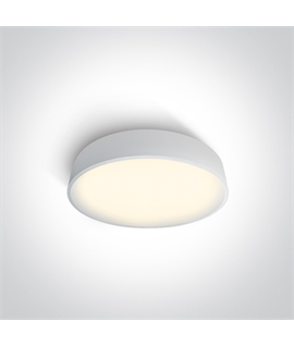 White 20W LED slim plafo light, IP20, suitable for residential andcommercial application.