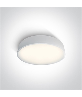 White 25W LED slim plafo light, IP20, suitable for residential andcommercial application.