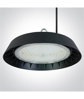Black 150W SMD LED DALI Industrial High Bay, IP65.