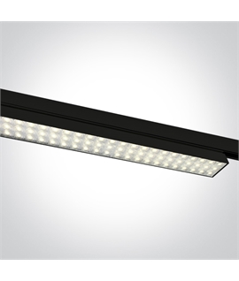 Black 30W SMD LED track light.