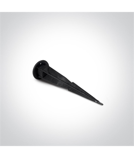 White 10W garden spot, MR16, GU10, IP65, supplied with spike, for garden illumination.