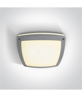 Grey 2x20W  E27 Outdoor Plafo Die Cast, IP54 Complies with standard EN60598-1 and any other specific standards